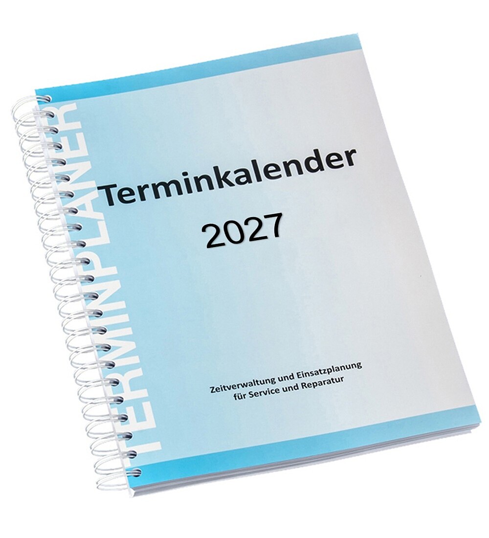  Werkstatt-Terminplaner&nbsp;f�r 2027 - DIN A4  (lieferbar ab Oktober)  