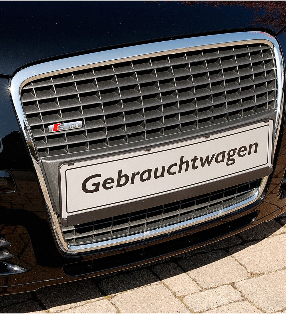 Werbeschild Miniletter&nbsp;f�r Kennzeichenverst�rker individuell bedruckt PP Bild 2