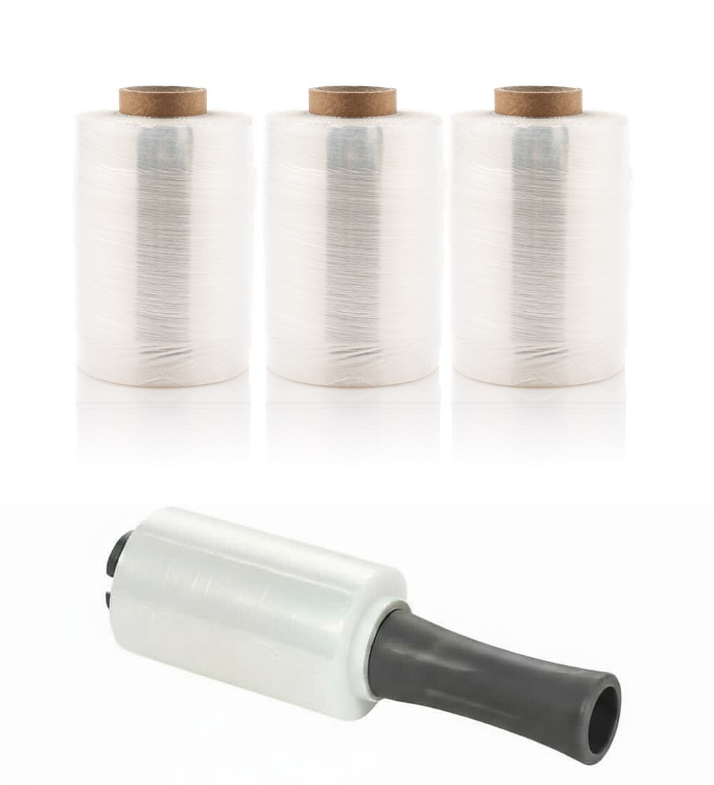 Abrollset Stretch - 1 Griff + 4 Rollen  300m Bild 2