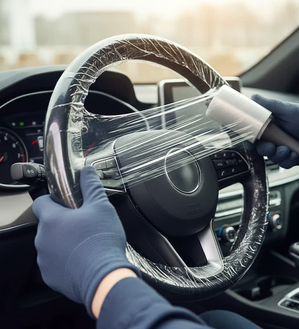 Abrollfolie Stretch 6 Rollen  300m Bild 2