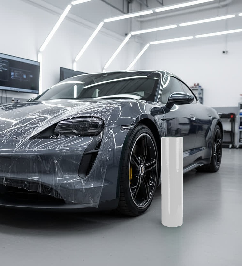  Selbstklebende Schutzfolie 0,6x50m, transparent  Bild 2