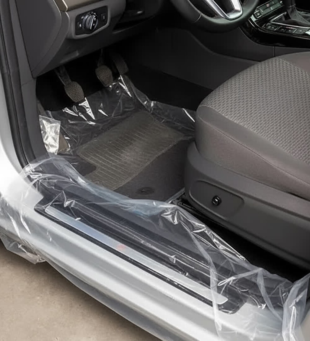  Selbstklebende Schutzfolie 0,6x50m, transparent  Bild 2