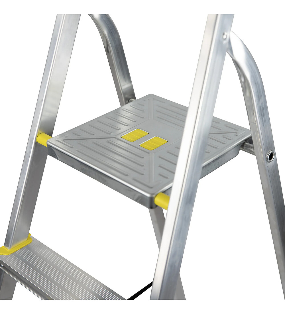 Aluminium-Klappleiter L (4 Stufen) - T�V-gepr�ft bis 150kg belastbar Bild 2