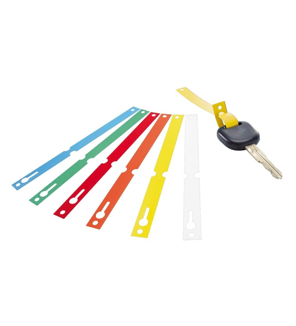 Schlaufenetiketten Schlüsselanhänger aus HDPE  Maße: 160 x 13 mm, 1000 Stück Bild 2