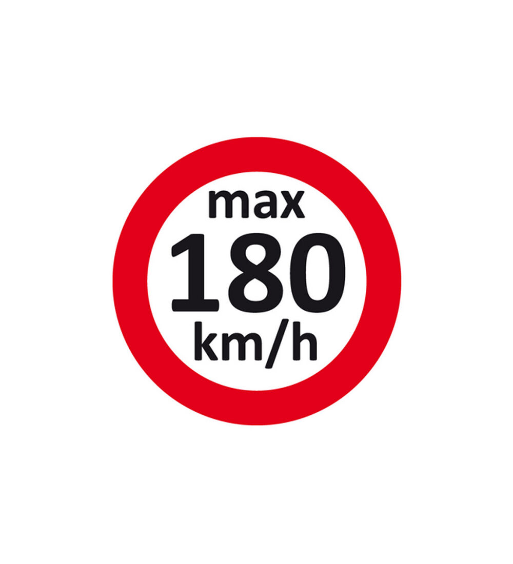 Geschwindigkeitsaufkleber max.180 km/h  für Winterreifen / Räderwechsel, 100 Etiketten