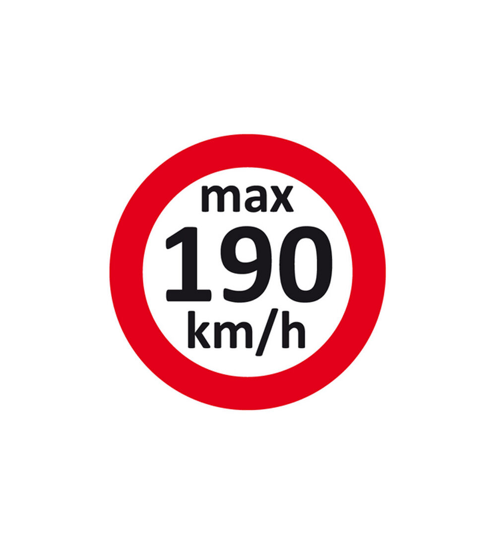 Geschwindigkeitsaufkleber max.190 km/h  fr Winterreifen / Rderwechsel, 100 Etiketten