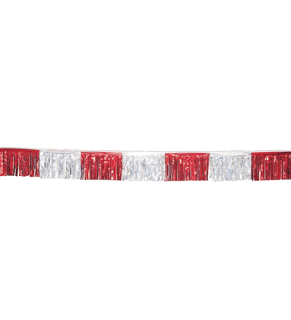 Hollywood-Fingerkette - rot,silber