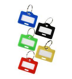  Schlsselanhnger MULTI fr Schlsselkasten/-tresor mit Ring und Etikett - 50 Stck            