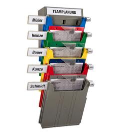  Wandsortiersystem-Set fr DIN A4 Auftragstaschen 