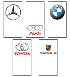Alfa Romeo - einseitig bedruckte Fahne