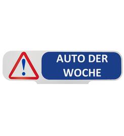 Auto der Woche - Werbetext fr Dachaufsteller