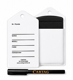 CARTAG-Schl�sselkarten-H�llen zum Beschriften - �bersichtliche Organisation f�r Ihre Key Cards (VPE 25 St�ck) &nbsp;