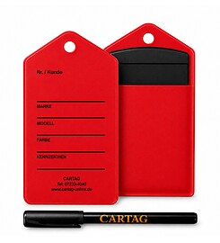 CARTAG-Schl�sselkarten-H�llen zum Beschriften - �bersichtliche Organisation f�r Ihre Key Cards (VPE 25 St�ck) &nbsp;