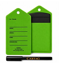 CARTAG-Schl�sselkarten-H�llen zum Beschriften - �bersichtliche Organisation f�r Ihre Key Cards (VPE 25 St�ck) &nbsp;