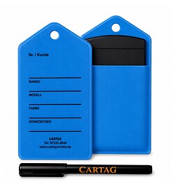 CARTAG-Schl�sselkarten-H�llen zum Beschriften - �bersichtliche Organisation f�r Ihre Key Cards (VPE 25 St�ck) &nbsp;