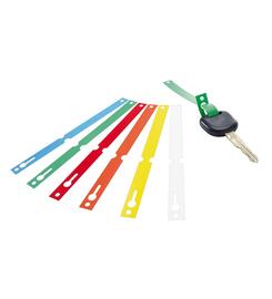 Schlaufenetiketten Schlüsselanhänger aus HDPE  Maße: 160 x 13 mm, 1000 Stück