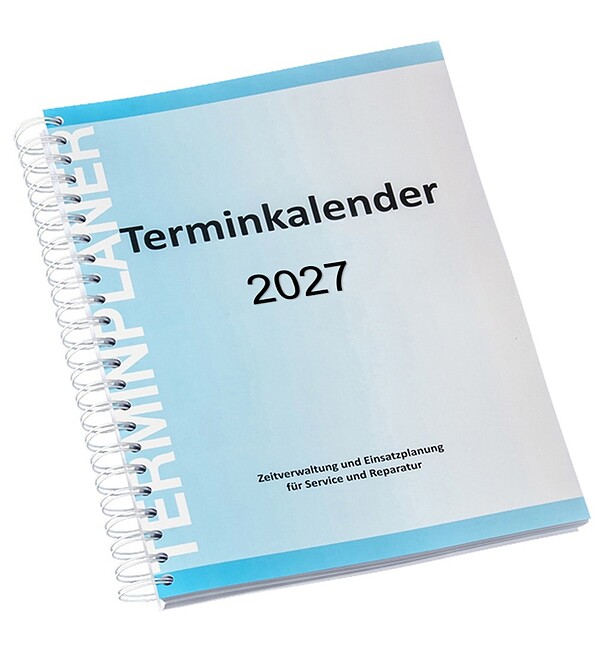  Werkstatt-Terminplaner&nbsp;f�r 2027 - DIN A4  (lieferbar ab Oktober)  