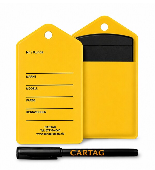 CARTAG-Schl�sselkarten-H�llen zum Beschriften - �bersichtliche Organisation f�r Ihre Key Cards (VPE 25 St�ck) &nbsp;