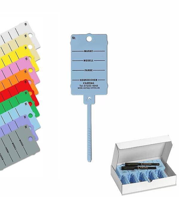 Ihre Wunschfarbe f�r 50 Schl�sselanh�nger