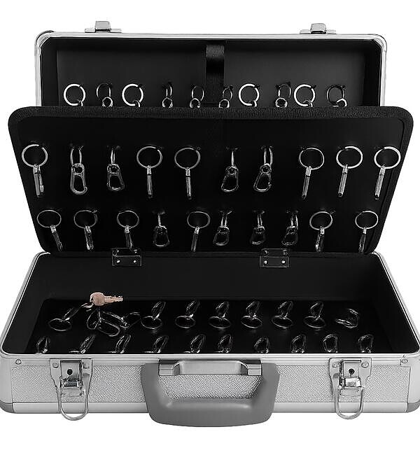 Schlsselkoffer aus Aluminium fr 80 Schlssel 